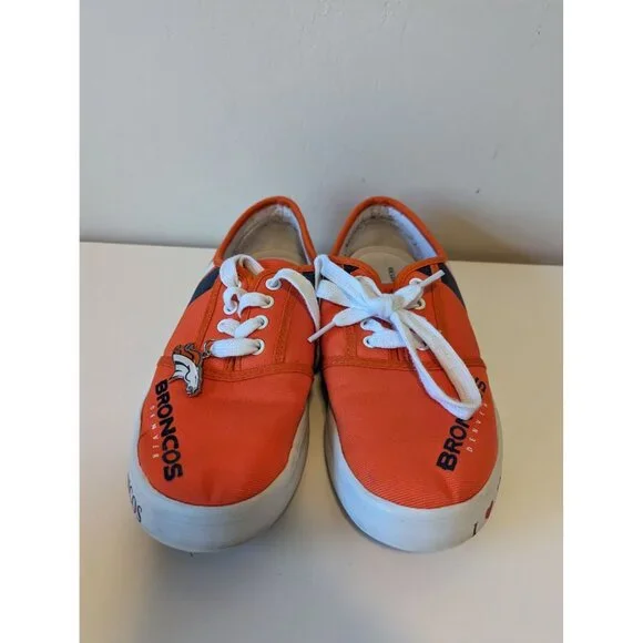 Denver Broncos Football NFL Official Licensed Bradford exchange sneakers shoes s - Picture 8 of 8